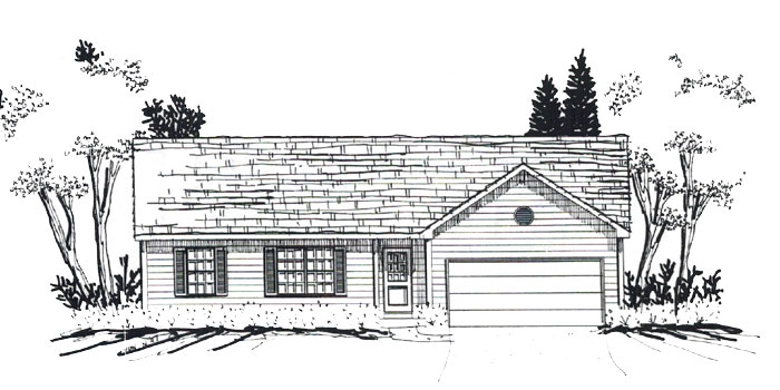 New Construction Elkhorn Wisconsin Homes in The Pines. The Lakewood model home now under construction